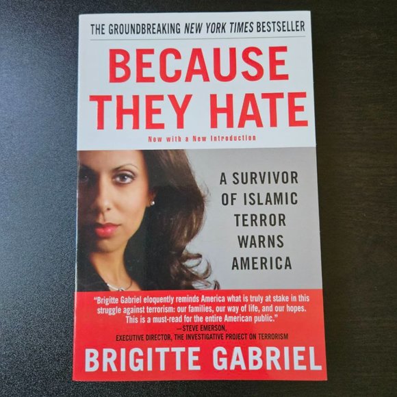 4/$20 Because They Hate: A Survivor of Islamic Terror‎ Warns America - Paperback - Picture 1 of 5
